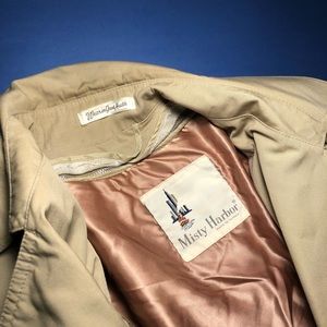 MISTY HARBOR VINTAGE TRENCH COAT LARGE SIZE 40REG